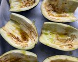 Foto del passaggio 3 della ricetta Barchette di Melanzane ripiene “ALTERNATIVE”