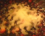 A picture of step 1 of Sunshine's cranberry sauce.