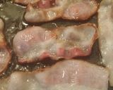 A picture of step 1 of BBQ Chicken.and bacon grilled cheese.