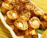 A picture of step 3 of Grilled Pork and Kimchi Rolls.