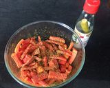 A picture of step 1 of Carrot Pickle.