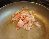 A picture of step 2 of Morroccan Beans with Garlic and Bacon.