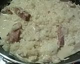 A picture of step 4 of Time-Saver Carbonara Risotto.