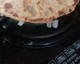 A picture of step 4 of Tandoori onion roti.