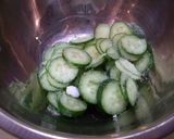 A picture of step 1 of Chikuwa Tossed in Wasabi and Mayo.