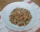 Pas rețetă Orez cu piept de pui și verdețuri (risotto) 7 fotografie