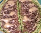 Foto langkah ke 14 dari resep Martabak Manis (Terbul) Pandan Coklat Susu Abang Abang.