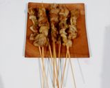Foto langkah ke 4 dari resep Sate Kulit Ayam.