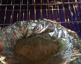 A picture of step 5 of Honey Mustard Pretzel Chicken.