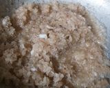 A picture of step 2 of Thenga/Coconut Burfi.
