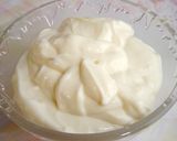 A picture of step 1 of Ultra-Healthy Yogurt Cheese Cream.