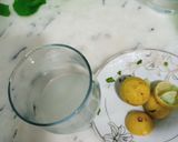 A picture of step 1 of Melon ball punch.