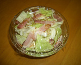 A picture of step 2 of Time-Saving Cabbage & Bacon in the Microwave.