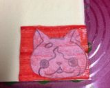 A picture of step 4 of Youkai Watch Bento (Jibanyan).
