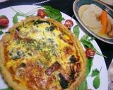 A picture of step 10 of Simple, 100% Homemade Spinach Quiche.