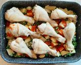 Foto del passaggio 2 della ricetta Fusi di pollo al forno