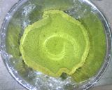 A picture of step 2 of Domed Cake with Matcha Mousse.