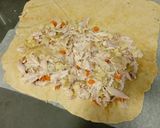 Foto del paso 7 de la receta: Calzone/coca de pollo de aprovechamiento