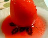 A picture of step 4 of punch kool-aid braised pear.