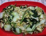 Foto langkah ke 5 dari resep Tumis Daun Ubi Jalar Sawi Putih.