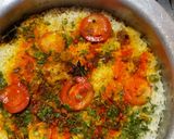 A picture of step 13 of Mutton biryani.