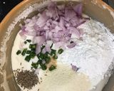 A picture of step 2 of Punugulu a SouthIndian tea time snack.