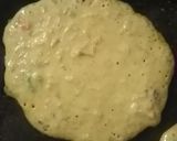 A picture of step 3 of Besan pancakes.
