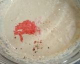 A picture of step 4 of Red velvet cake#bakingchallenge.
