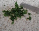 A picture of step 2 of My Minty Cucumber Cooling Dip 😉.