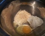 A picture of step 2 of Veggie stuffed portebella mushroom.