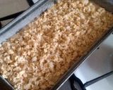 A picture of step 5 of Vickys Coconut Crunch Loaf Cake GF DF EF SF NF.