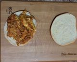 Foto del paso 3 de la receta: Sándwich de huevo, chorizo y queso