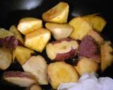A picture of step 5 of Non-Fried but Crispy Candied Sweet Potatoes.