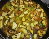 A picture of step 2 of Parwal ka sabji.