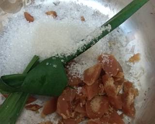 Es dawet tape mutiara - Step 1