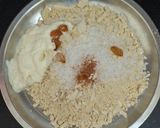 A picture of step 1 of Sattu laddu/ Sattu laddu in 5 minutes /regional and rustic Bihari sattu laddu without cooking.