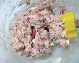 A picture of step 3 of Special Strawberry & White Chocolate Scones.
