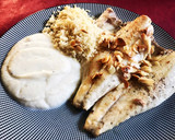 Foto del paso 3 de la receta: Dorada con almendras, couscous y puré de coliflor 😋