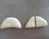 A picture of step 1 of Dinosaur Bread Triceratops.
