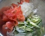 A picture of step 4 of Salmon Salad.