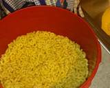 A picture of step 2 of Italian noodles n potatoes.