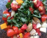 A picture of step 2 of Dhanshak (veg).