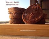 A picture of step 2 of Cookies - Chocolate Sablé with Maldon Salt - Gluten-Free.