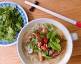 Hình bước làm 5 của món 🌱 Bún Nấm Hương Chay (Vegan)