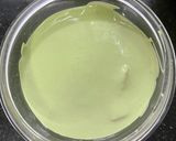 Hình bước làm 4 của món Bánh Tiramisu Matcha phiên bản pha ke nhưng healthy :))