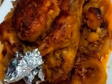 دجاجة محمرة في الفرن بتتبيلة روعة محشية أرز🤤😋