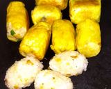 Foto langkah ke 3 dari resep Rice Floss Wrap (nasi abon selimut).