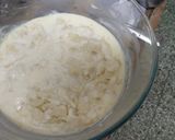 A picture of step 10 of #colorful recipe# white colour#macroni in white greavy.