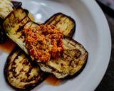 Foto del paso 4 de la receta: BERENJENA🍆Rellena con Chorizo y🍅Tomate San Marzano...!