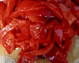 Foto del paso 3 de la receta: 🫓Tortitas de berenjenas 🍆y pimientos en conserva🥫